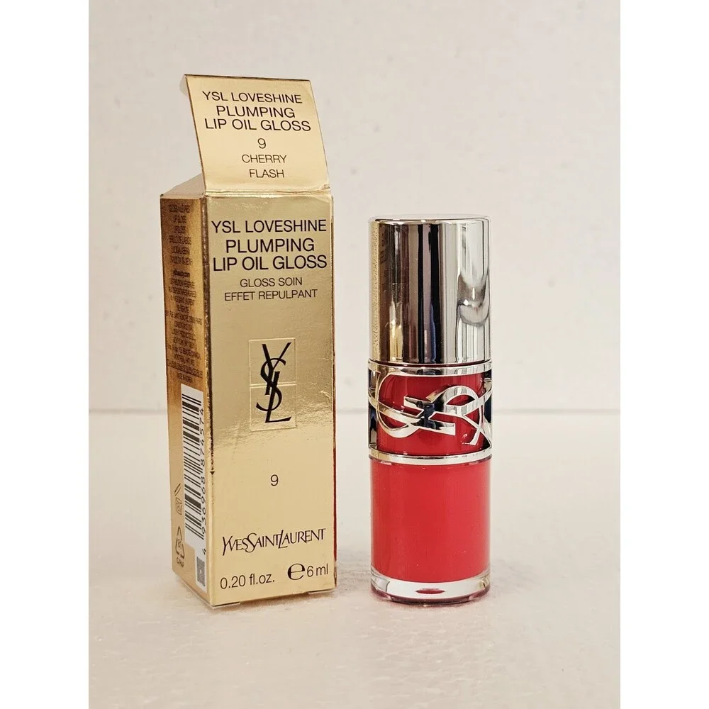 Yves Saint Laurent Loveshine Plumping Lip Oil Gloss shade 09 Cherry Flash